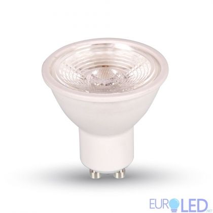 LED Крушка - 7W GU10 Пластик Лупа Димируема 2700K 38°