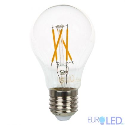 LED Крушка - 4W Filament  E27 A60 Кръстосан 2700K Димируема