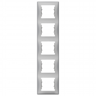 Декоративна рамка 5 елемента вертикална алуминий