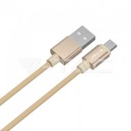 1 M Micro USB Кабел Злато - Platinum Серия