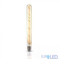 LED Крушка 5W T30 E27 Filament Amber Покритие Топло Бяла Светлина