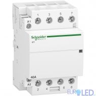 Инсталационен контактор Schneider 63A 4NO 220-240V AC 4P