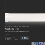 50W LED Линейно Тяло SAMSUNG ЧИП 150cм 6400K 120LM/WATT