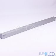 LED Линейно Осветление SAMSUNG ЧИП - 40W Висящо  Сиво Тяло 4000К 1200x50x65mm