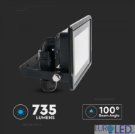 10W LED Прожектор SAMSUNG ЧИП Черно Тяло 3000К