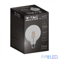 LED Крушка - 10W Filament  E27 G125 6400K 