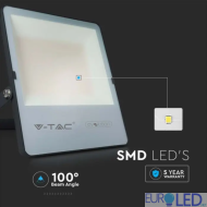 200W LED Прожектор SAMSUNG ЧИП G8 Черно Тяло 6400К 185LM/W