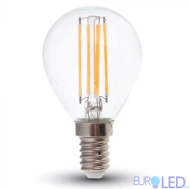 LED Крушка - 6W Filament E14 P45 3000К 130LM/W