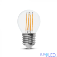 LED Крушка - 6W Filament E27 G45 6400К