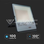 200W LED Прожектор Със Светлинен Сензор  SAMSUNG ЧИП  Черно Тяло 3000К 100LM/W