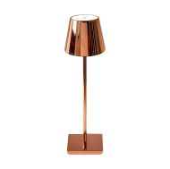 3W LED RECHARGEABLE DESK LAMP(TOUCH DIMMABLE) 3000K GOLD BODY
