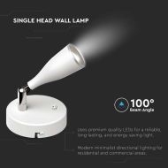 4.5W LED WALL LAMP WITH SWITCH  4000K WHITE