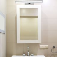8W LED PICTURE/MIRROR LAMP -MOVABLE-SQUARE FRAME-CHROME 4000K D:455