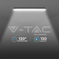 LED Влагозащитено Тяло M-Серия 1500мм 48W 6400K Прозрачно 120LM/W