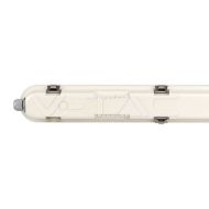 LED Влагозащитени Тяло SAMSUNG ЧИП - 120см 36W Сензор + Стоманен Клип 6400К