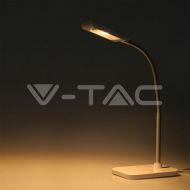 3W LED Настолна Лампа Бяло Тяло 3000К