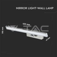 8W LED Лампа За Картина Подвижна Хром ф455 4000К