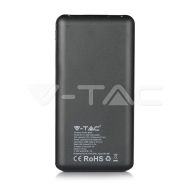 Външна Батерия Безжично Зареждане USB C+B 10К Mah Черна