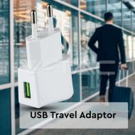 USB Адаптер 2бр Блистер Бял