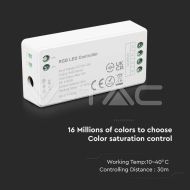 Контролер RGB + Бяло 2.4GHz