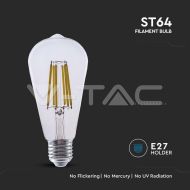 LED Крушка 4W Filament E27 ST64 4000K