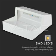 3W LED Осветление За Стъпала Бяло Тяло Квадрат 3000К