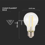 LED Крушка Filament Smart 3в1 Amazon Alexa и Google Home Съвместимост