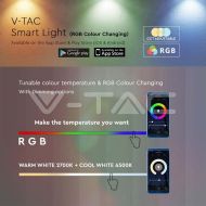 8W Амбиентна Лампа Smart RGB Съвместима с Amazon Alexa и Google Home
