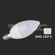 LED Крушка SAMSUNG Чип 5.5W E14 C37 Кендъл Димиращ 3000K