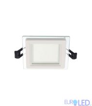 LED КВАДРАТЕН ПАНЕЛMOUNTED WITH GLASS LENA-SG 100x100x40mm 6W 564Lm 3000K (ТОПЛА СВЕТЛИНА) 2023490 VITO