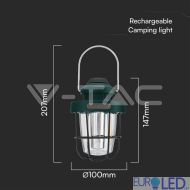 3W SMD LED Лампа За Къмпинг Презаредима Димираща IP44
