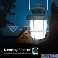 3W SMD LED Лампа За Къмпинг Презаредима Димираща IP44