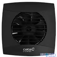 Вентилатор UC-10 HYGRO ф100мм, цвят Черен, 110м3/ч, 8W, 26dB комплект с клапа CATA