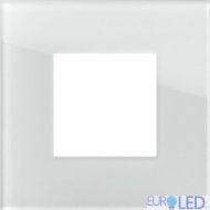 Рамка 2M, цвят Бяло стъкло, Modul Edge TEM