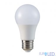 LED Крушка - 9W E27 A60 Термо Пластик 6400K