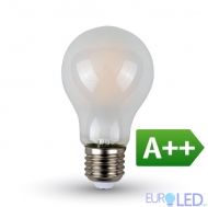 LED Крушка - 4W Filament  E27 A60 Матирано Покритие 6400K