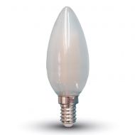 LED Крушка - 4W Filament  E14 Матирано Покритие Кендъл 2700K