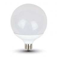 LED Крушка - 13W E27 G120 Глобус Термо Пластик 6400K Димируема                                   